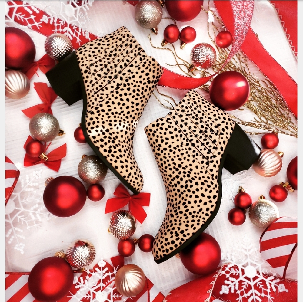 🚨END OF SUMMER SALE// leopard print bootie - Picture 3 of 4